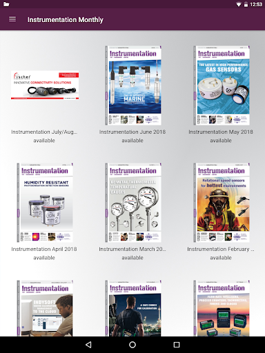 Instrumentation Monthly Screen 2