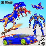 Dino Robot Car Game: Flying Car Robot Games icon