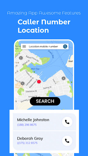 Android application Caller Number Location Tracker screenshort