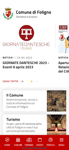 Android application Comune di Foligno screenshort