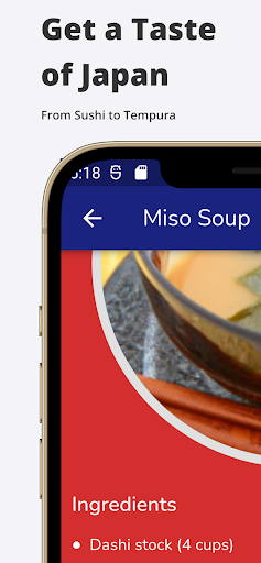 Android application Japanese Recipes screenshort