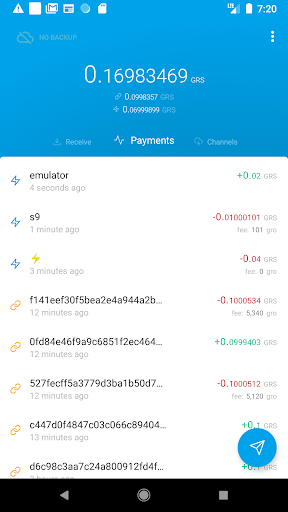 Groestlcoin Eclair Mobile Screen 2