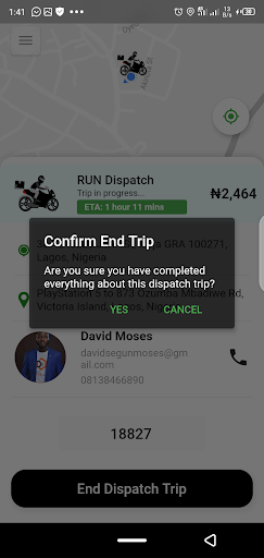 RUN CHAMPION: Run delivery tri Screen 2