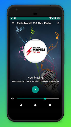 Android application Radio Mambi 710 AM Online App screenshort
