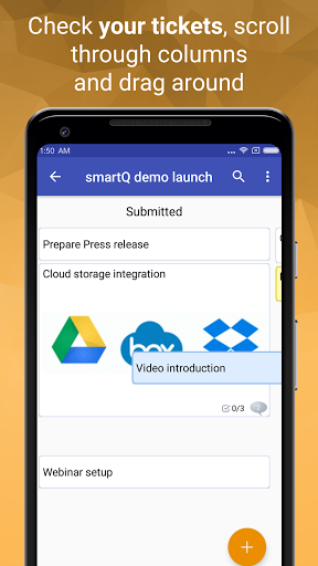 smartQ v2: workflow management Screen 2