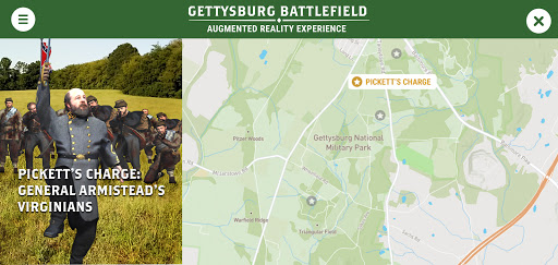 Gettysburg AR Experience Screen 3