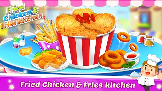 Fry Chicken Maker-Cooking Game Mod/Apk 9.2.4 (unlimited money)download 1