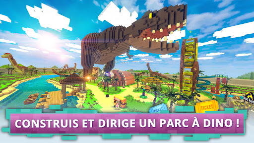 Code Triche Dino Theme Park Craft: Construis Parc de Dinosaur APK MOD (Astuce) 4