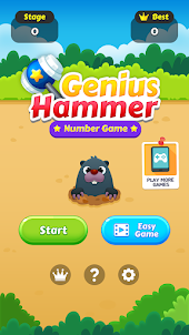 Genius Hammer: Number Game