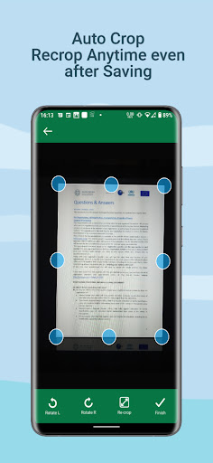 Scan and Save Document Scanner Screen 2