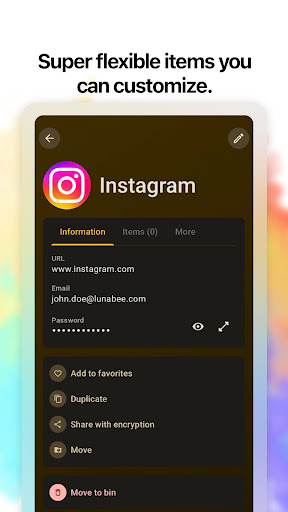 Screenshot of oneSafe 6