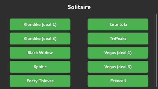 Solitaire - classic card games collection  screenshots 1