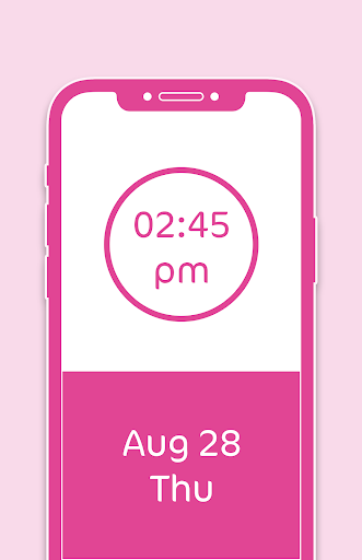 Android application Color Clock Live Wallpaper screenshort