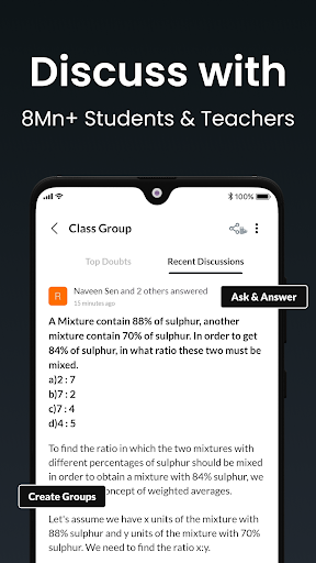 Screenshot of Full marks app: Classes 1-12