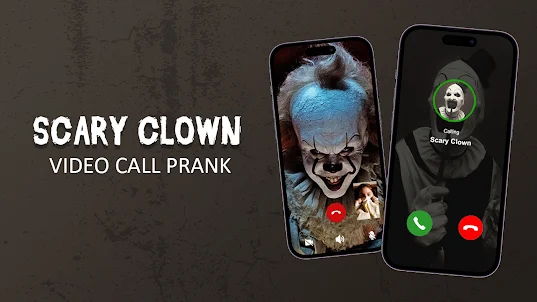 Scary Clown Fake Video Call