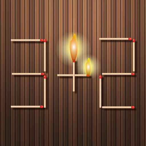 Math Puzzle With Sticks  Icon