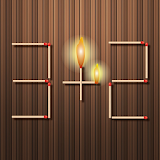 Math Puzzle With Sticks icon