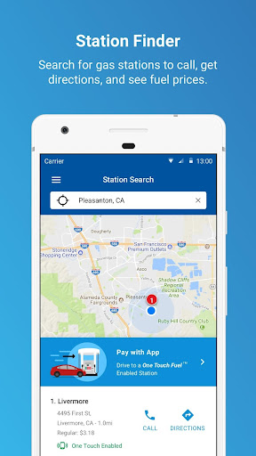 Android application Albertsons One Touch Fuel screenshort