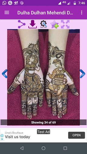 Dulha Dulhan Mehendi Design Screen 3