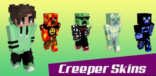 Captura de Pantalla 2 skin horror boy green creeper android