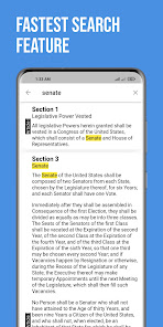 Screenshot 3 USA Constitution android