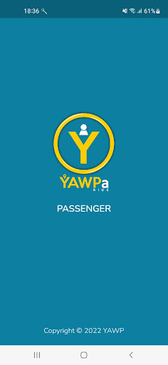 Android application YAWP Passenger screenshort