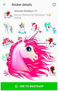 Unicorn Stickers for WhatsApp
