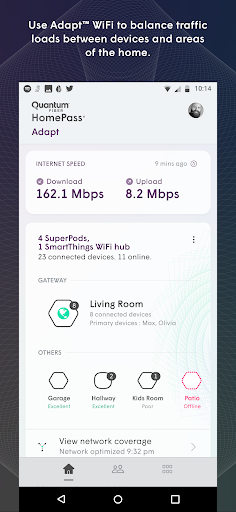 Screenshot of Quantum Fiber 360 WiFi
