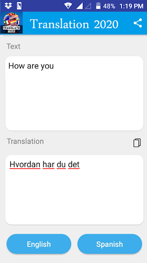 Norwegian - English Translator