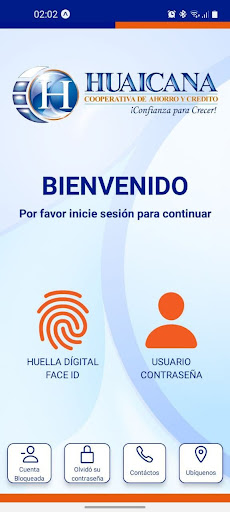 Android application Huaicana App Móvil screenshort