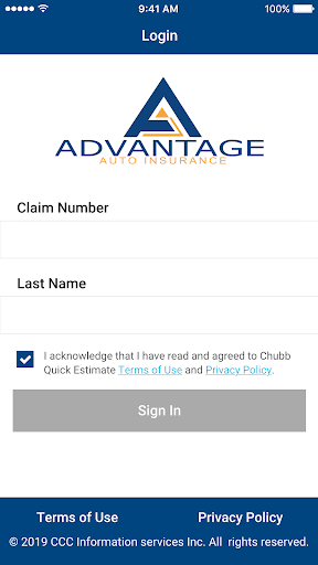 Android application Advantage Auto Quick Photo screenshort