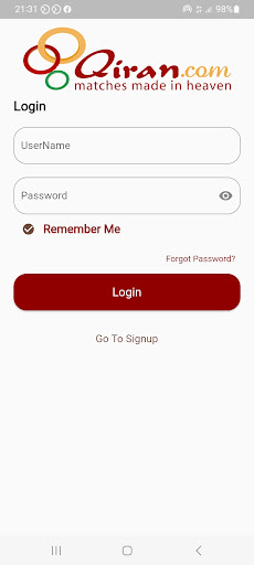 Android application Qiran.com screenshort