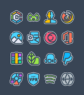 Sticker UI - Screenshot ng Icon Pack