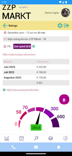 ZZP Markt Screen 3