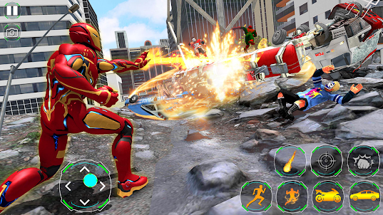 Iron Super Hero Crime War
