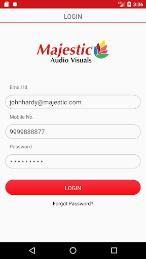 Majestic Audio Visuals Screen 2