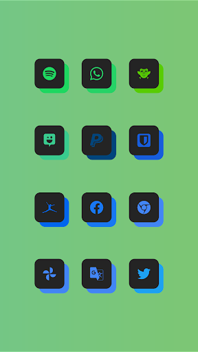 SHIFT Night - Icon Pack Screen 3