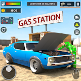 Gas Station Junkyard 3D Sim icon