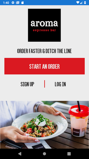Android application Aroma Espresso Bar screenshort
