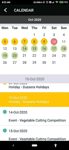 Android application Trained Brain School screenshort