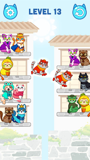 Cat Color Sort Puzzle androidhappy screenshots 2