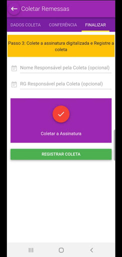 Portal Do Transportador (LM) Screen 3