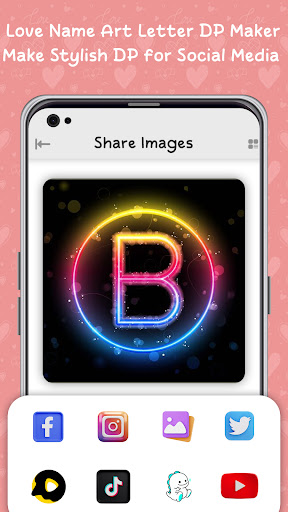 Love Name Art Letter DP Maker Screen 3