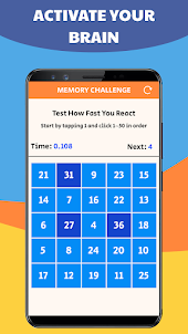 Memory Challenge: From 1 to 50
