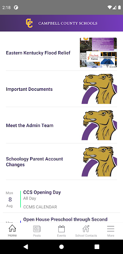 Android application Campbell County Schools screenshort