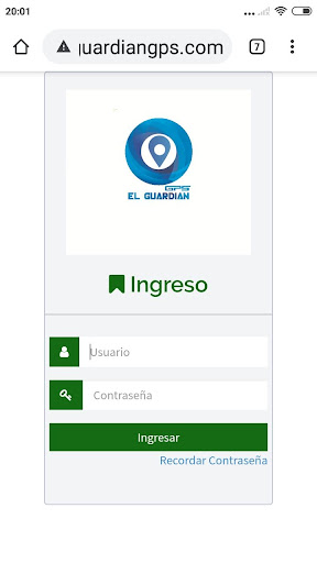 EL GUARDIAN GPS Screen 2