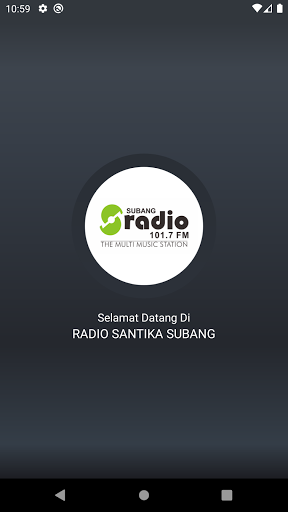 Android application Radio Santika Subang screenshort