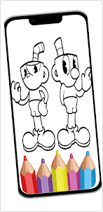 Cuphead Coloring Book