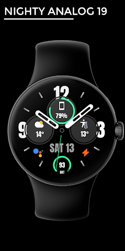 Nighty Analog 19 - watch face