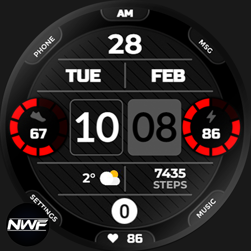 Automanight - watch face logo